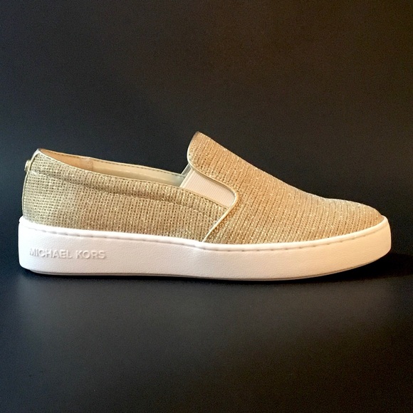 MICHAEL Michael Kors Pale Gold ‘Keaton’ Sneakers - Picture 5 of 13